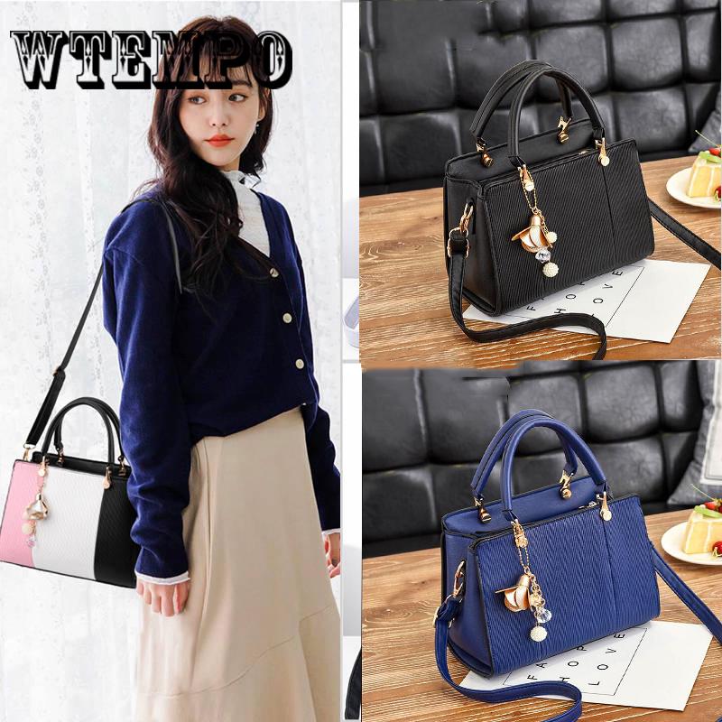 Handbags Women Fashion Women PU Leather Shoulder Shopping Crossbody Bag Women's Totes Bag
