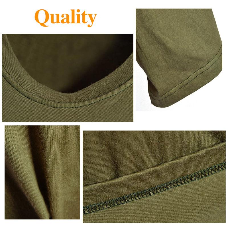 Army Shirt Men Military T-shirt Summer Outdoor Sports Tees Half Sleeve Casual Breathable Pullover Off-road Clothing