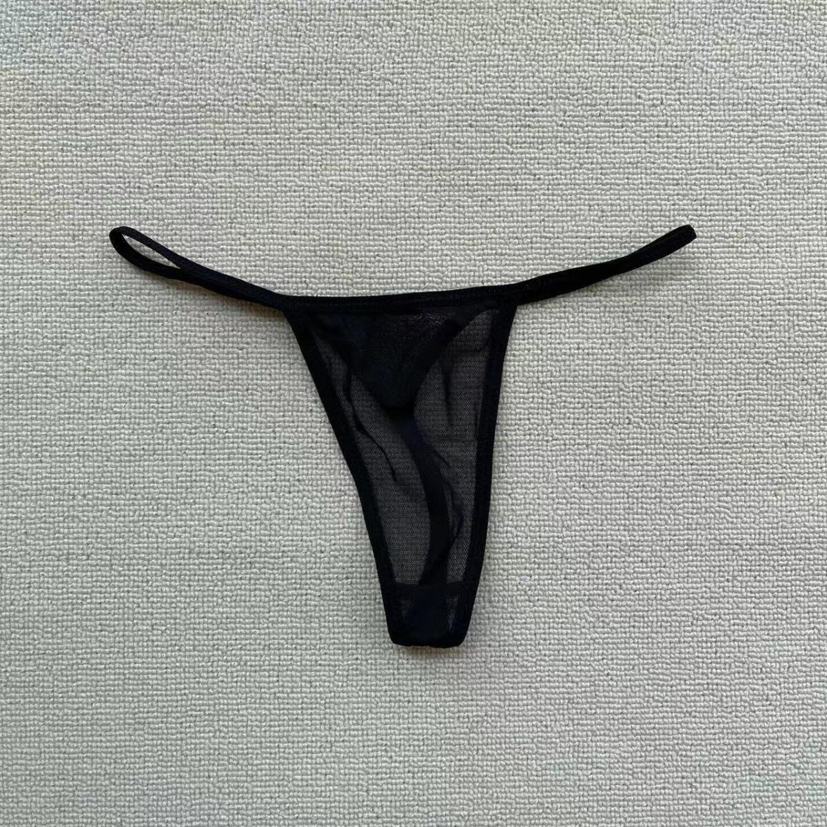 Women T-back Thong Cotton Bikini Panties Sexy Low Waist Women Underwear Cotton Underpants Female Lingerie