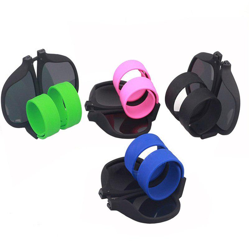 2019 New Sunglasses Women Slappable Bracelet Sun Glasses for Men Wristband Fold Shades Oculos Colorf