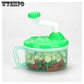 Brand Manual Food Chopper Powerful Easy Pull Upgraded Hand Held Vegetable Onion Chopper