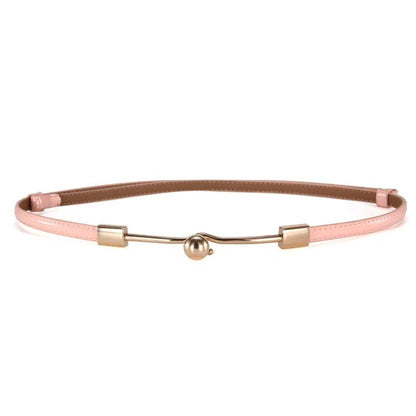 Women's Sweater Skirt Belt Girls Leather Cool Thin Belt Dress Waist Chain Ladies Decorative Belt