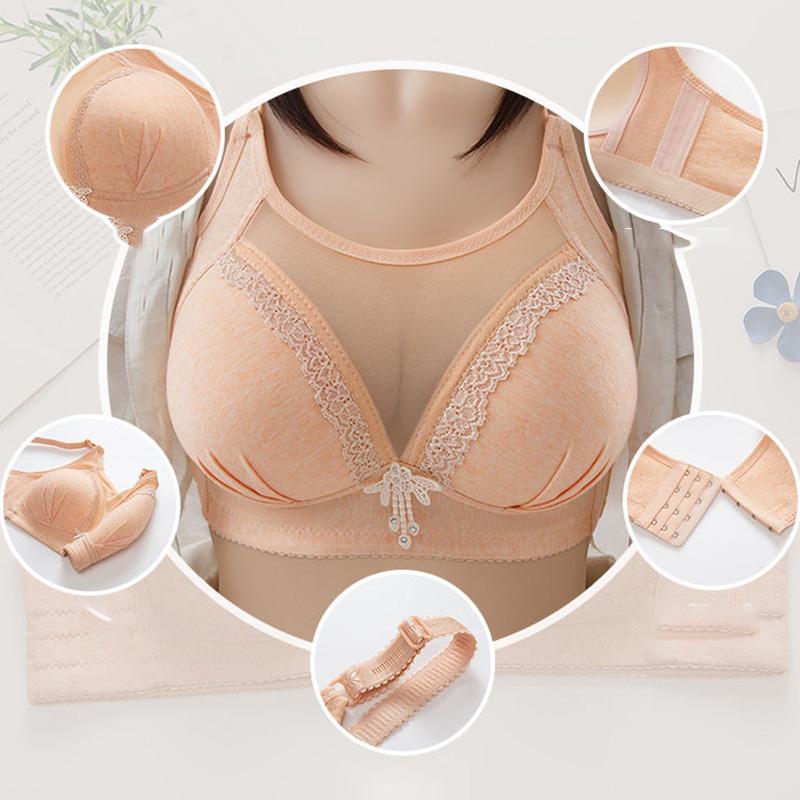 Large and Thin Anti-sagging Side Chest and Anti-sagging Beautiful Back Underwear Bra No Steel Ring Gathers Ladies Tube Top