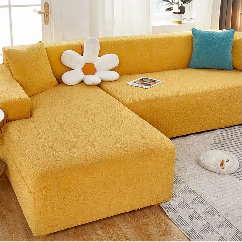 Sofa Cover All-inclusive Universal Cover Elastic Thickening Four Seasons Universal Sofa Cushion Fabric Sofa Cover Anti-scratch