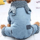 Dog Clothes Thickened Warm Deerskin Velvet Fleece Thickened Cotton Coat Teddy Bichon Schnauzer Pet Winter Clothing Outdoor Outfit