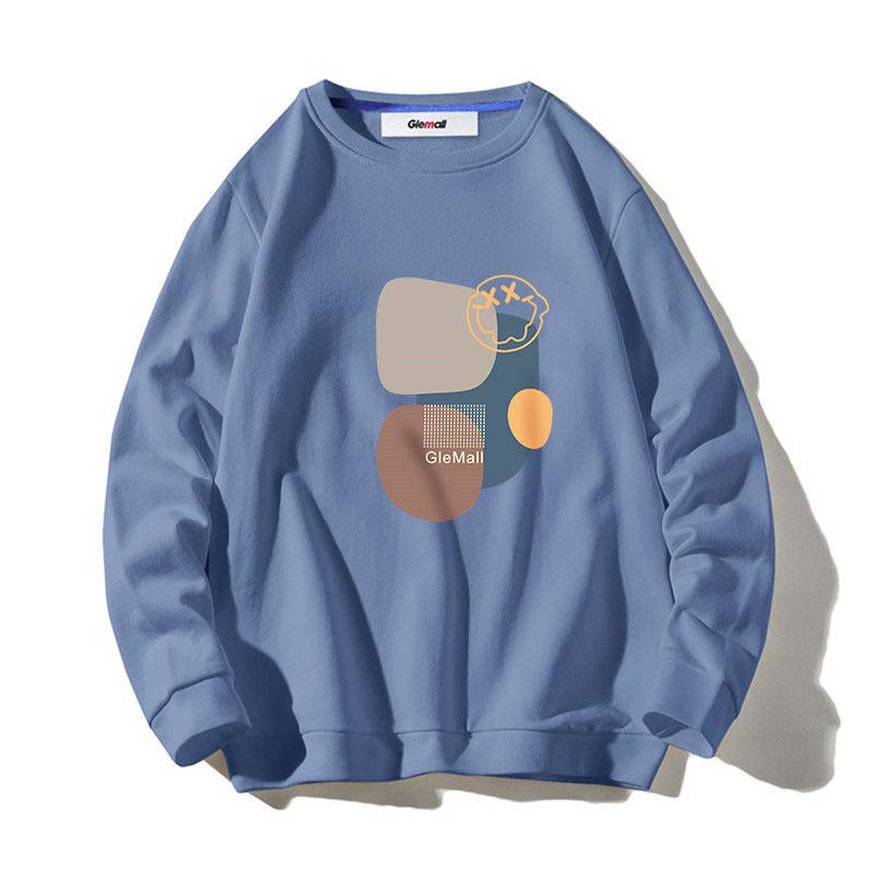 Autumn Round Collar Sweater Men's Loose Casual Pullover