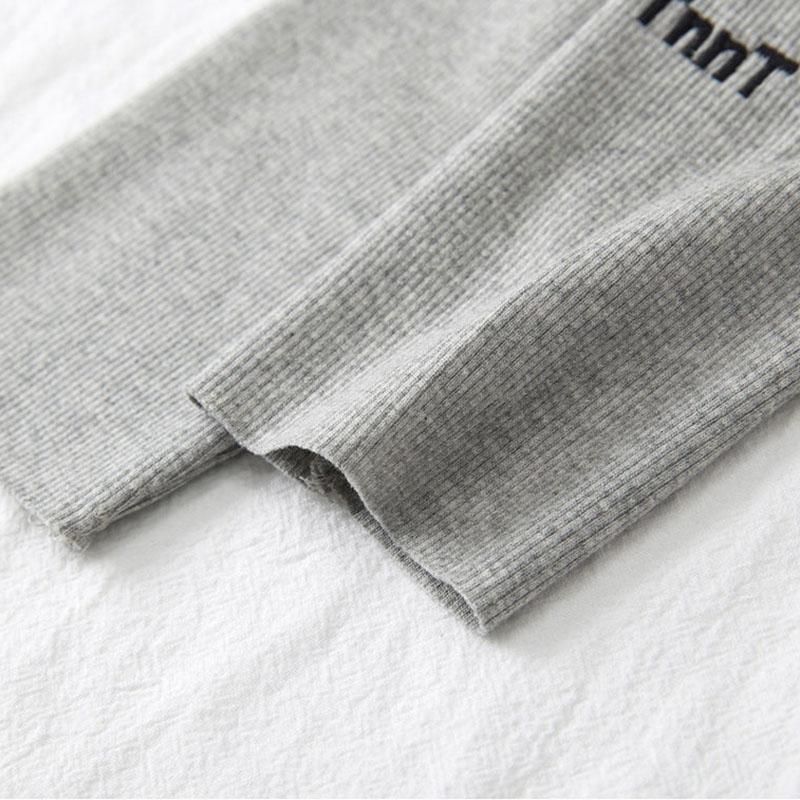 Girls' Leggings Spring and Autumn Outer Wear High-waist Threaded Trousers Stretch Pants Casual Pants