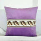 High-end Pillow Velvet Cushion Living Room Sofa Backrest Office Bedside Chinese Large Cushion Lace Hug Pillowcase