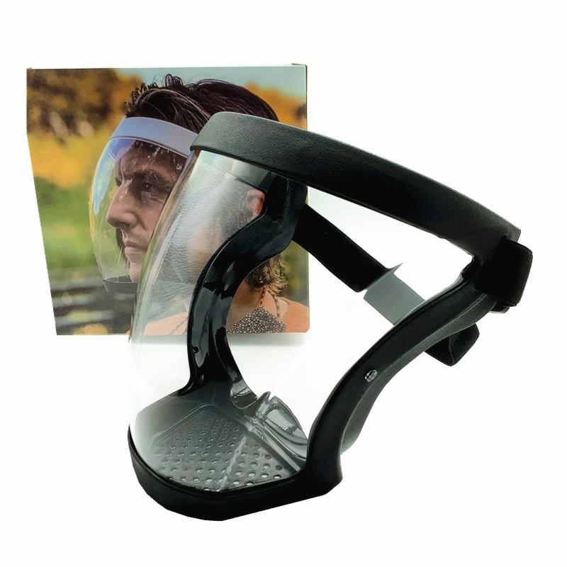 Full Face Protective Cover Kitchen Transparent Protective Cover Household Oil Splash-Proof Eye Facial Care