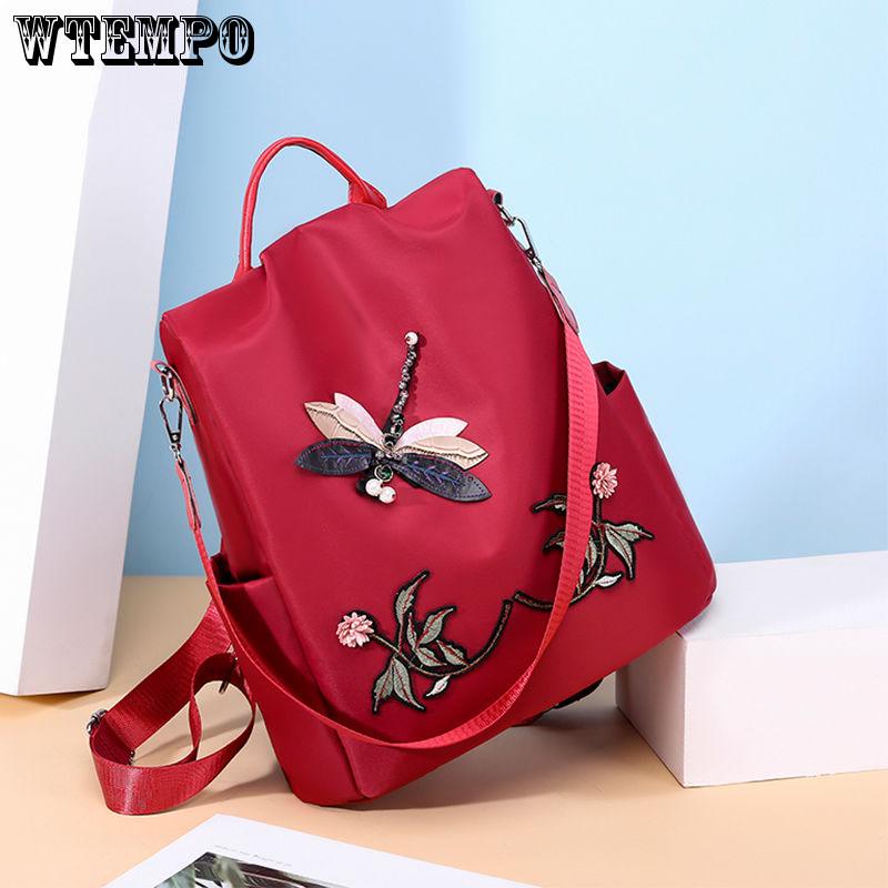 Backpack Fall Oxford Cloth Backpack Girls Backpack Animal Soft Shoulder Bag