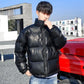 Autumn and Winter Down Jacket Men's Thick Plus Fleece Plus Size Jacket Trendy Men's Cotton Coat