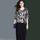 Women's Pullover Print Round Neck Short Sleeve T-Shirt Summer Top