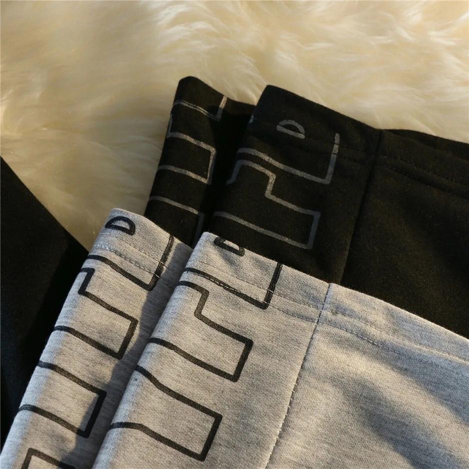 Women's Summer Letter Wide Leg Pants Loose Ins High Street Vertical Straight Tube Men's and Women's Sports Casual Pants
