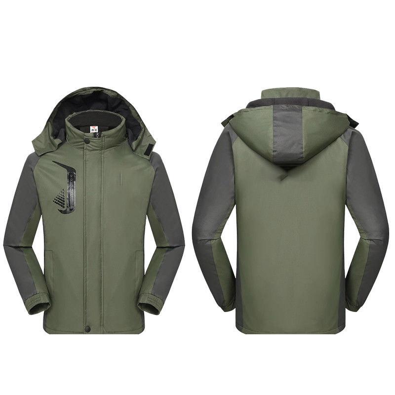 Winter Hooded Jackets Windproof Wearable Mountaineering Jacket Thicken Warm Waterproof Ski Jacket Outdoor Sports