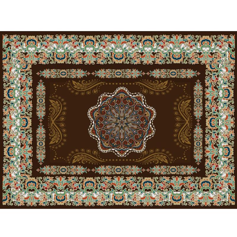 Household Carpet Bedroom Bedside Luxury Washable Carpet European Style Carpet Living Room Carpet