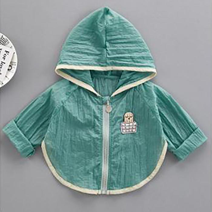 Children's Thin Sunscreen Clothing Summer Cardigan Coat Clothing Ventilation Air Conditioning Shirt Anti mosquito and Insect proof Top