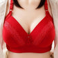 Large Size Thin Section Skin-friendly Breathable Anti-sagging Side Breasts Gathered Without Steel Ring Sexy Underwear Ladies Bra