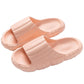 Couple Slippers Summer Solid Color Outdoor Shoes Soft Lightweight Slippers Indoor Bathroom Non-Slip Slippers Thick Sole Slippers Unisex