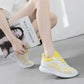 Spring White Shoes Female Students Running Breathable Comfortable Mesh Shoes All-match Casual Sports Shoes