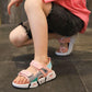 Girls Boys Sandals Beach Shoes Summer Open-toed Breathable Children's Princess Shoes Female Student Sandals