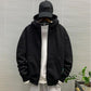 Hoodie Men's Jacket Korean Version Loose Spring and Autumn Solid Color Sweater Cardigan All-match Top Coat