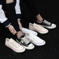 Men Canvas Fashion Brand Casual Shoes Flat for Men Comfortable Lace Up Zapatos Sapatos Youth  Sneakers