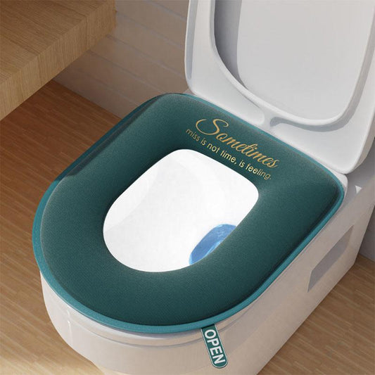 Nordic Style Toilet Cushion Home Four Seasons Universal Toilet Cover Cushion Zipper Toilet Cover Waterproof
