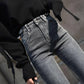 High Waist Jeans Plus Size Women Skinny Velvet Jeans Woman Pencil Pants Casual Stretch Fashion