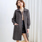Coats Women's Wool Plaid Coat Fashion Long Woolen Coat Slim Female Winter Wool Jacket Female Outwear