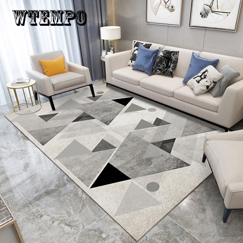 Nordic Style Geometric Carpets for Living Room Soft Carpet Kids Bedroom Large Size Antiskid
