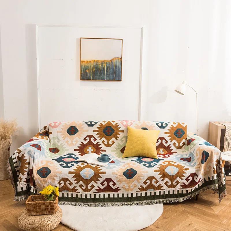 Anti-cat Scratch Sofa Cover Full Cover Cloth Blanket Universal Dustproof Universal All-inclusive Chaise Longue Sofa Cushion Protective Cover