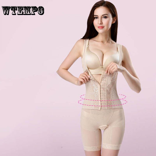 Brand Abdominal Waist Slimming Jumpsuit Comfortable Three -Breasted Thin Adjustable Corset