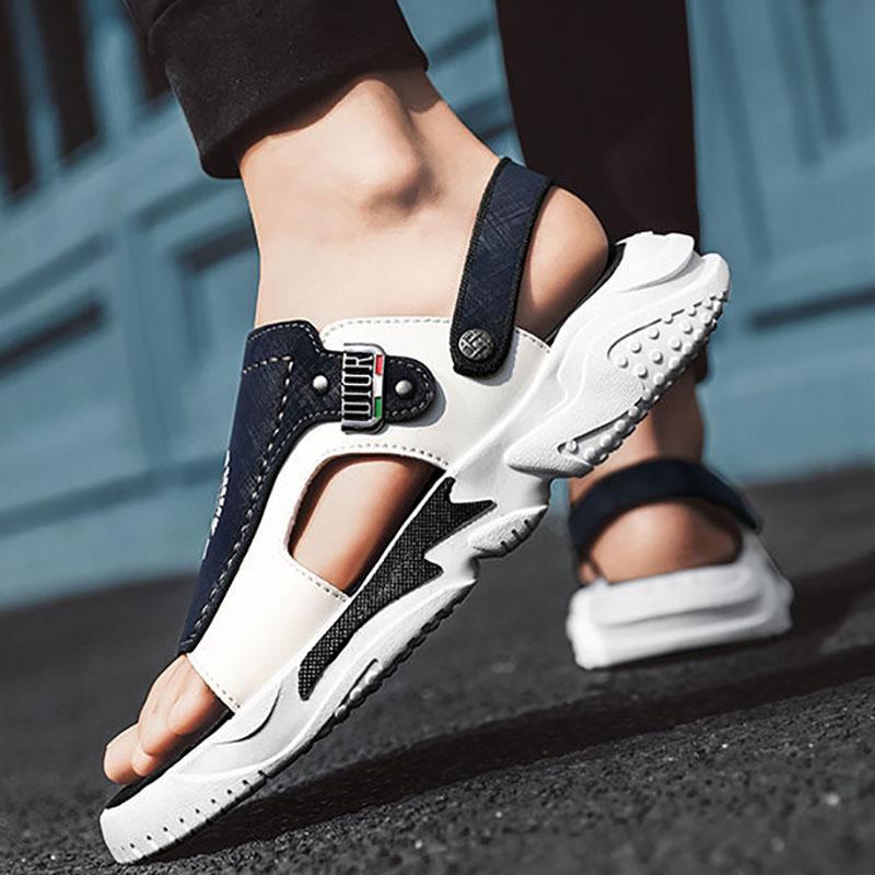 Sandals Men's Summer Student Slippers Dual-use Outer Wear Men's Casual Non-slip Beach Shoes Men