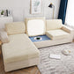 Waterproof Sofa Seat Cover Cushion Cover Thick Jacquard Solid Soft Stretch Sofa Slipcovers Funiture Protector Sofa Seat Sheet Furniture Protector