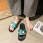 Slippers Female Summer Wear Cartoon Cute Korean Students All-match Home Non-slip Indoor Sandals and Slippers