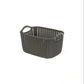 Household Imitation Rattan Plastic Storage Basket Sundries Remote Control Cosmetic Storage Box