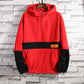 Hooded Overalls Men's Autumn and Winter Street Hip-hop Bf Casual Stand-up Collar Hoodie