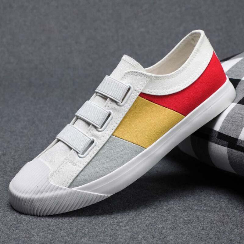 Plus Size 38-44 Summer Men Sneakers Comfortable Running Basketball Shoes Breathable Shockproof Non-slip Canvas Shoes