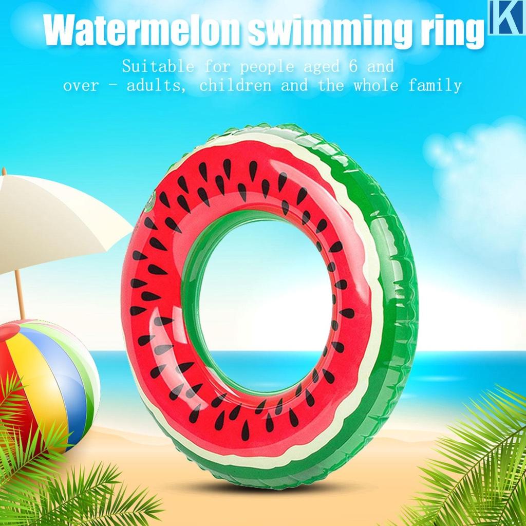 Watermelon Swimming Ring Beach Water Toy Party Supplies Pool Floating Tube
