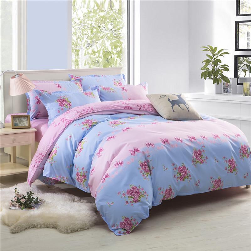 Plaid Duvet Cover Set Bedding Quilt Cover Pillowcases Set