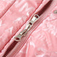 Girls Down Padded Jacket Mid-length Winter Clothes Big Children's Padded Coat Woolen Collar Warm and Thick Printed Cotton Jackets