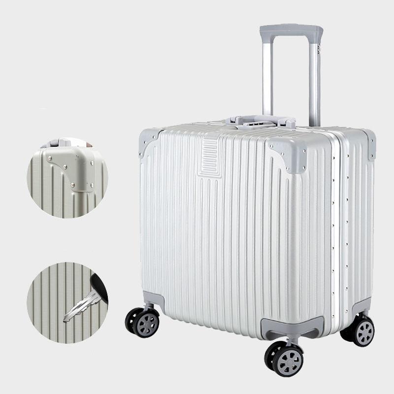 Men and Women Boarding Case 18/20 inch Suitcase Trolley Case Universal Wheel Sliding and Rolling Travel Luggage Trunk