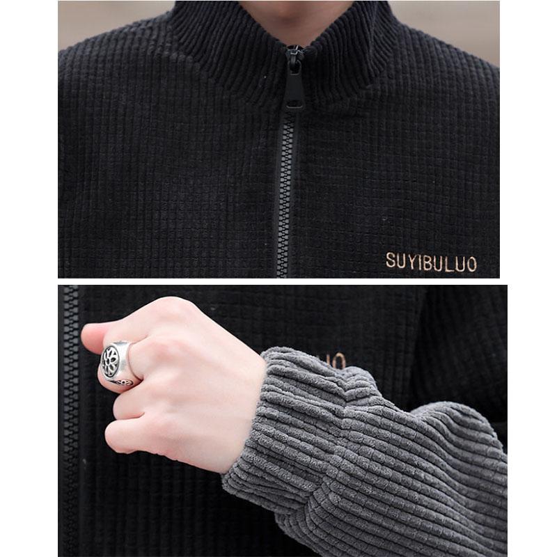 Men's Jacket Trend Autumn and Winter Handsome Baseball Uniform Youth Casual Stitching Jacket