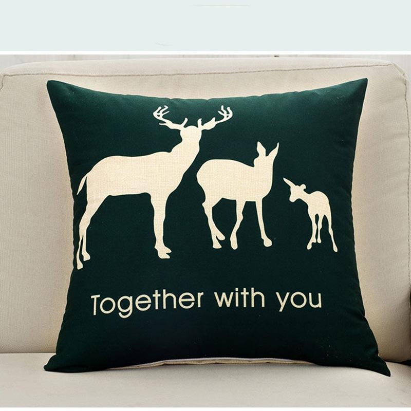 Creative Painting Printing Pillow Car Waist Pillow Home Sofa Pillow Soft Relaxation Artifact