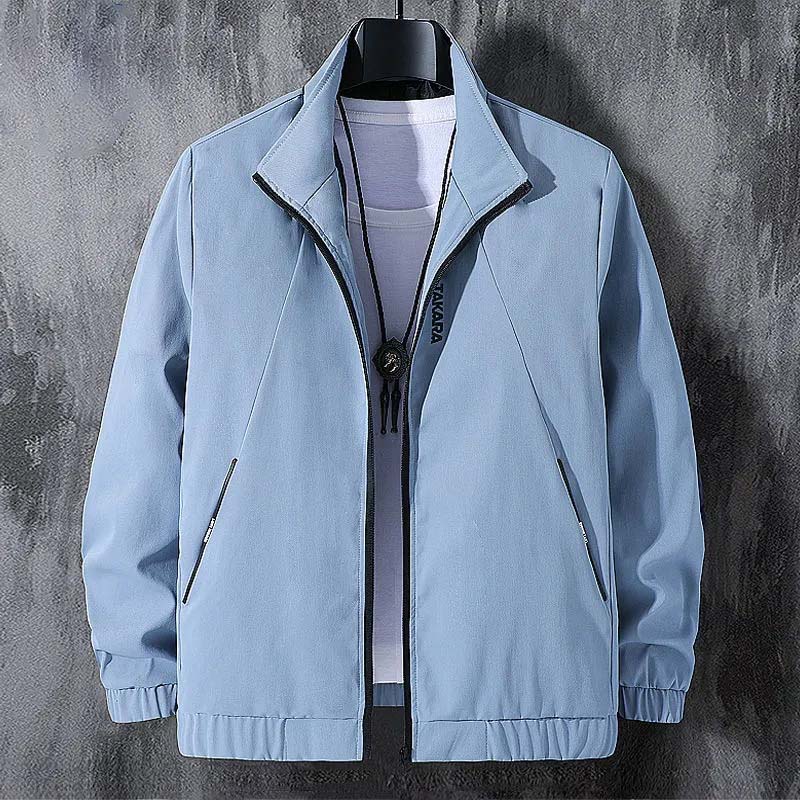 Jacket Men's Spring and Autumn Middle-aged and Young Casual Slim Trend Trend Men's Tops Jackets Clothes Men