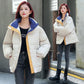 Down Padded Jacket Female Korean Version Loose Hong Kong Style Student Ins Bread Jacket Thick Padded Winter Jacket