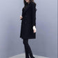 Autumn Jacket Casual Women Overcoat Long Woolen Coat Double Breasted Slim Female Winter Wool Coats