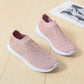 Women's Fashion Knitted Casual Shoes Sneakers Shiny Socks Slippers Breathable Mesh Crystal Sneakers Flat Soft Sole Women's Shoes