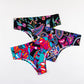 10Pcs/Set Women's Seamless Panties Plus Size Printing Thongs Leopard Print Sports Fitness Ice Silk T-pants