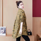 Shirt Women's Spring and Autumn Large Size Loose Fashion Temperament Printing Cover Belly Fat Woman Mid-length Shirt
